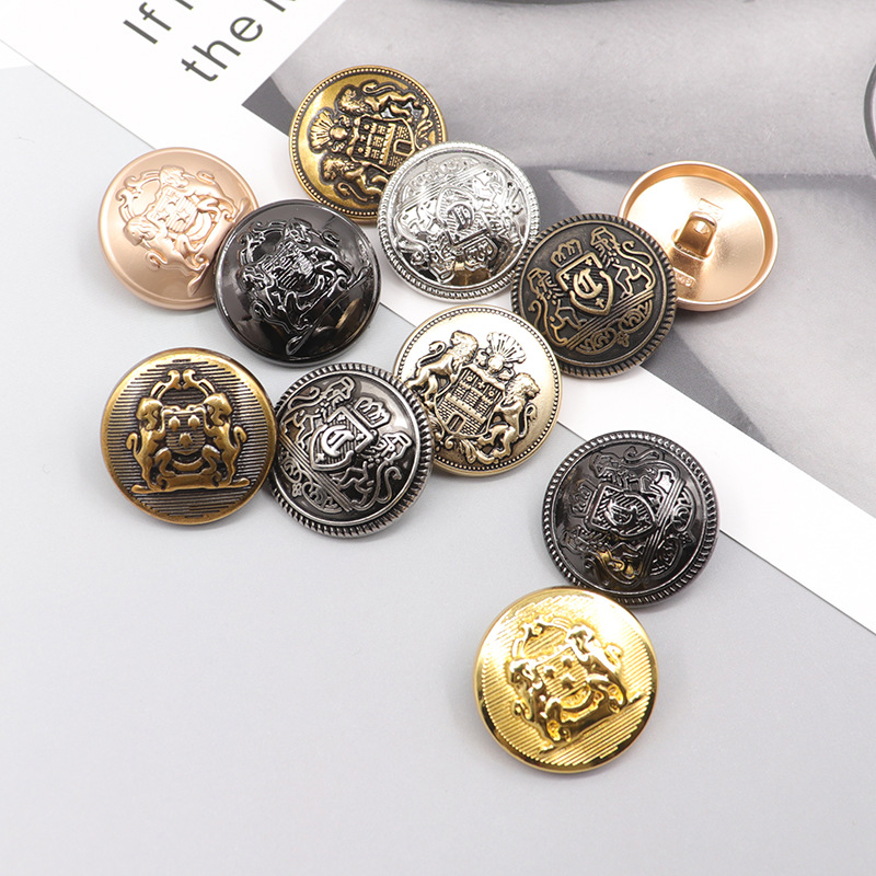 Military Lions Buttons