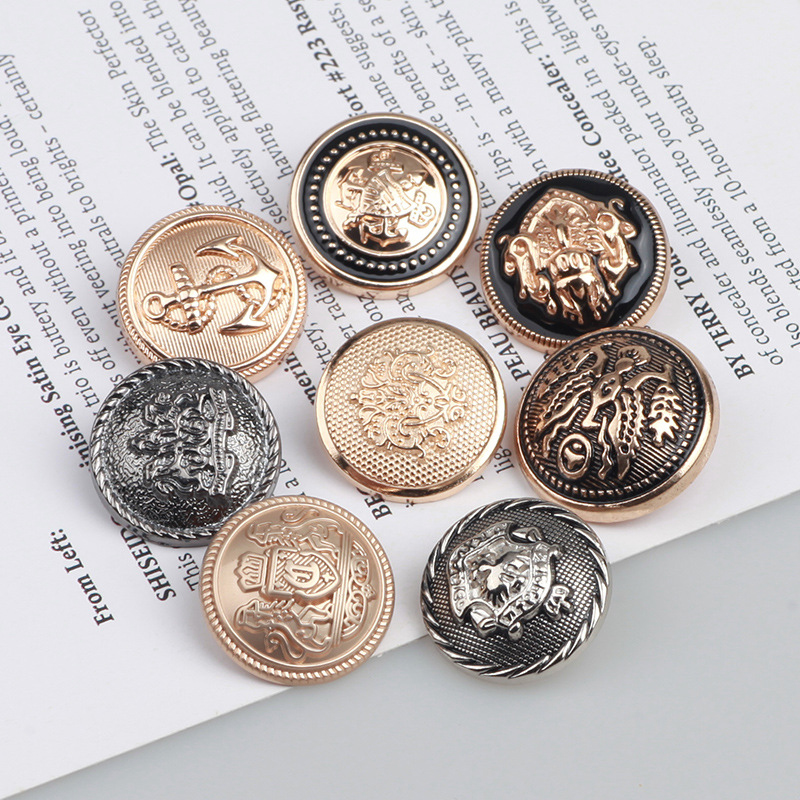 Military Lions Buttons