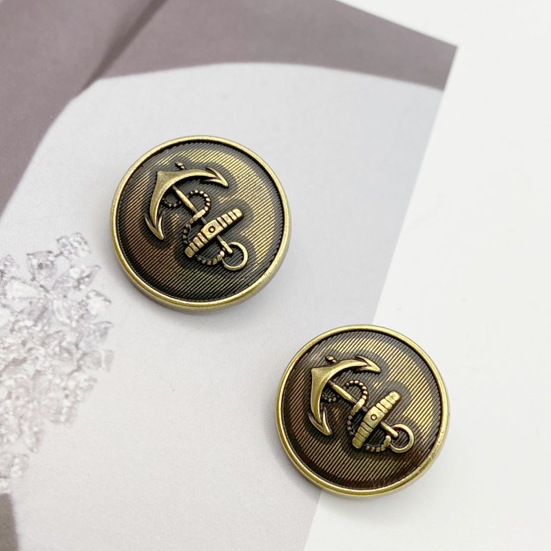 Navy Anchor Buttons 