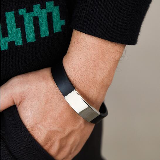 Metal Clip Blank Wristbands