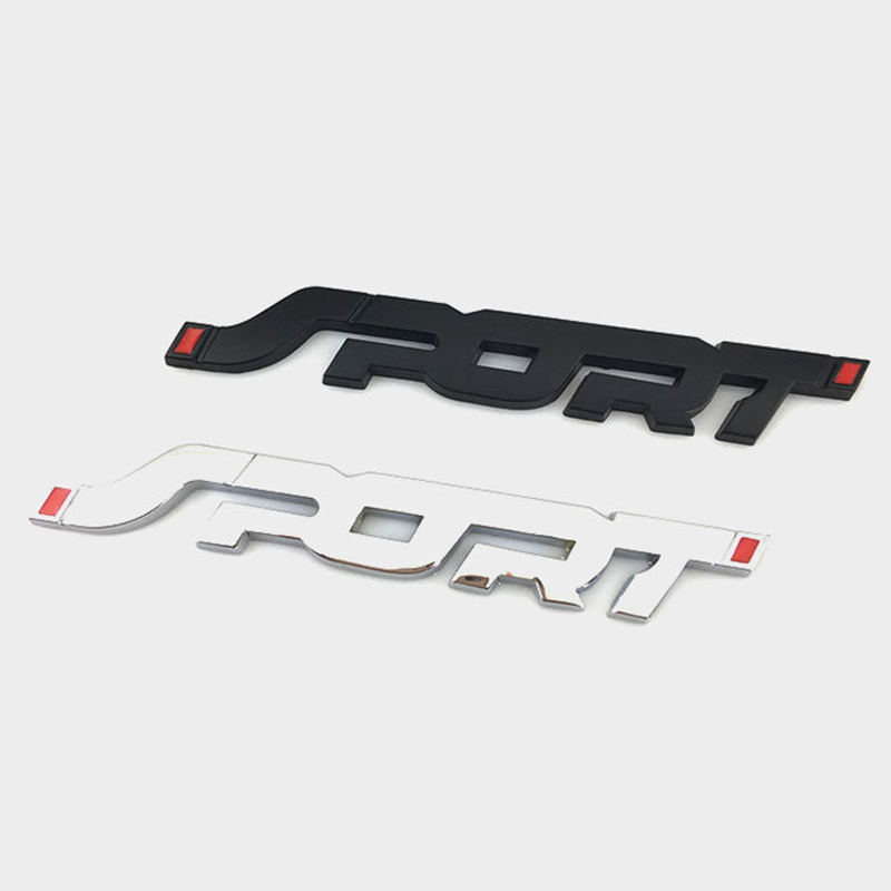 sport car metal logo sticker 