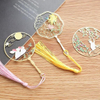 Customized Fashion Gift Etched Hollow out Metal bookmark 
