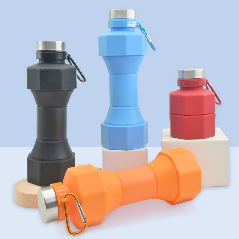 Silicone Foldable Drink Gym Travel Tumbler Cup 