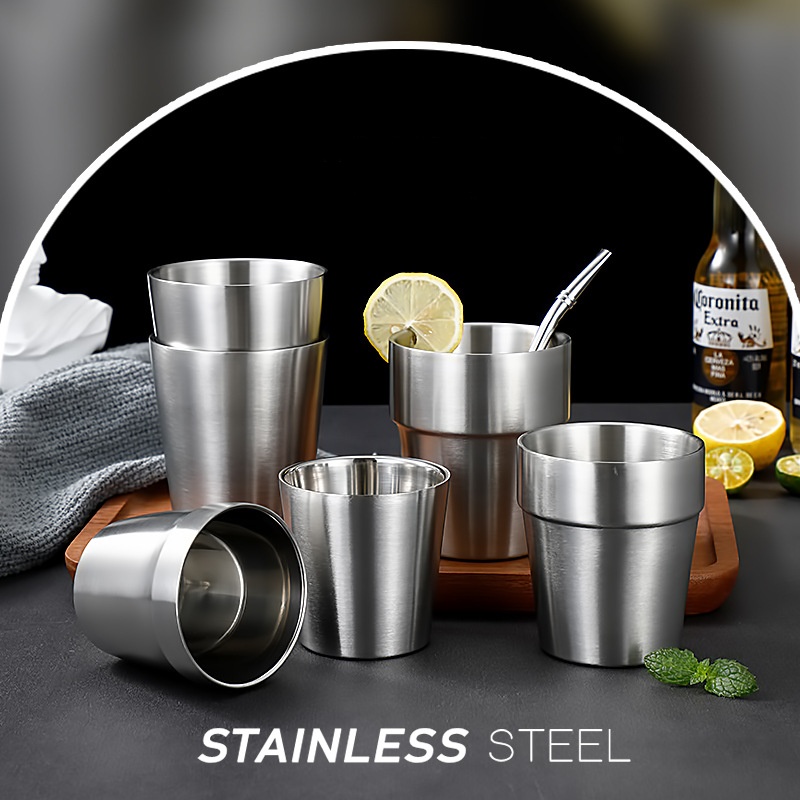 Metal Stainless Steel Coffee Mug Cup Bottle