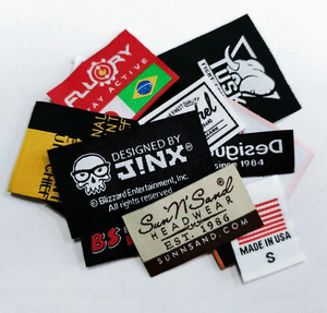 High Quality Fabric Garment Clothing Foldable Woven Label 