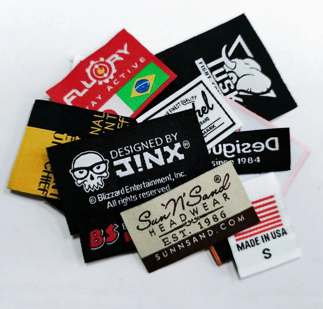 High Quality Fabric Garment Clothing Foldable Woven Label 