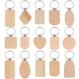 Custom Eco Friendly Promotional Gift Wooden Keychain