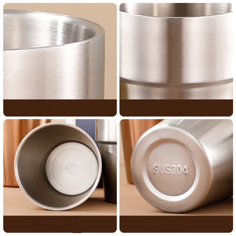 Metal Stainless Steel Coffee Mug Cup Bottle
