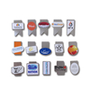 Office Supplies Student Printed Logo Metal Paper Clip 