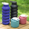 Silicone Foldable Drink Gym Travel Tumbler Cup Custom Logo 