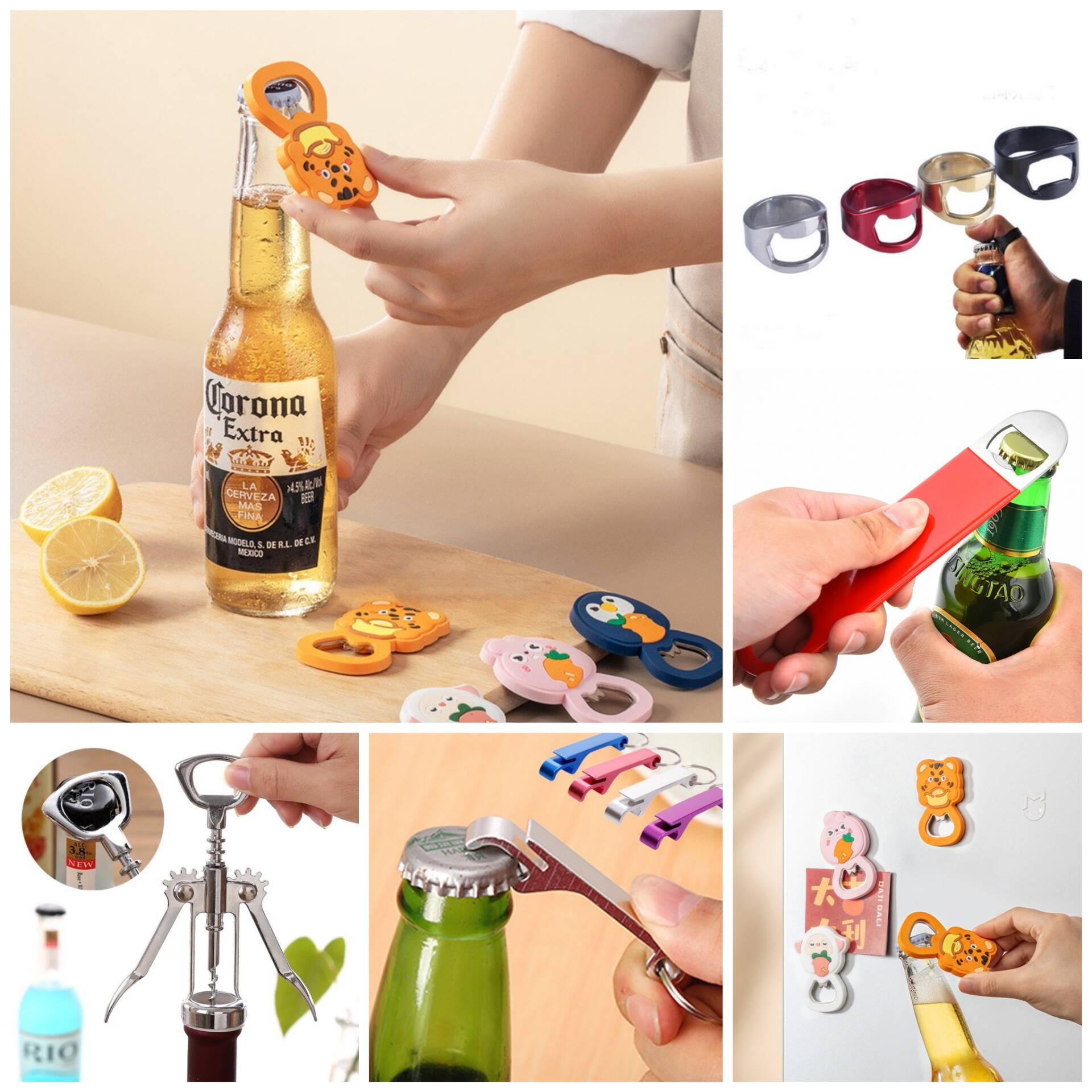 Custom Soft PVC Bottle Opener Manufacturer for Travel Gifts 