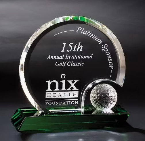 Glass Laser Trophy 