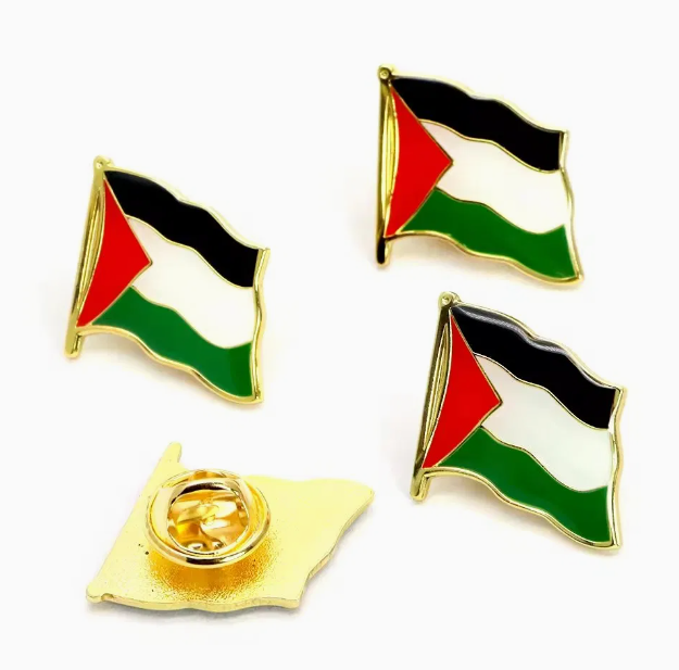Wholesale Custom Metal Enamel Country Flag Badge Lapel Pin 