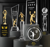 Eco-Friendly Custom logo Premium Materials Football Trophy 