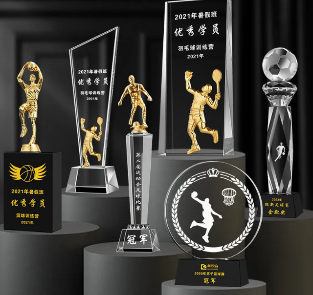 Eco-Friendly Custom logo Premium Materials Football Trophy 