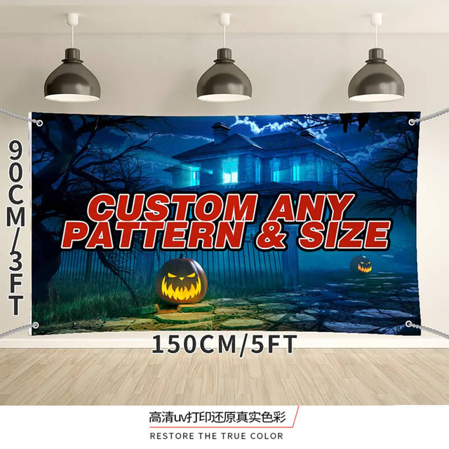 Custom Digital Printing Polyester/Mesh/Vinyl/PVC Flex Banner