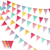 Custom Colorful Rectangle or Triangle National Flag Bunting