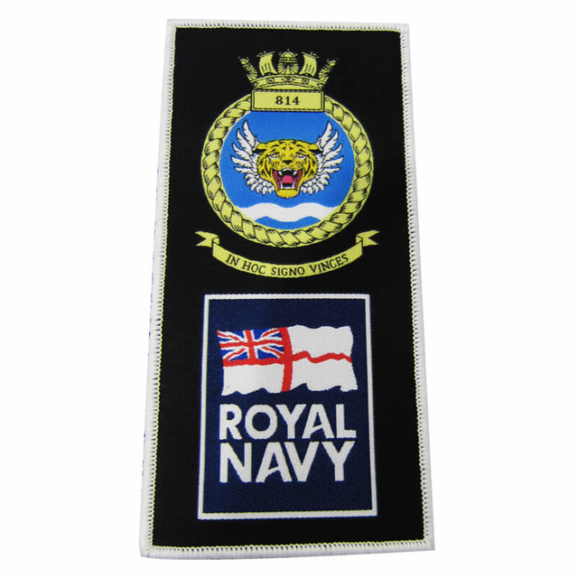 Customized UK 814 Royal Navy Force Victory Woven Patch