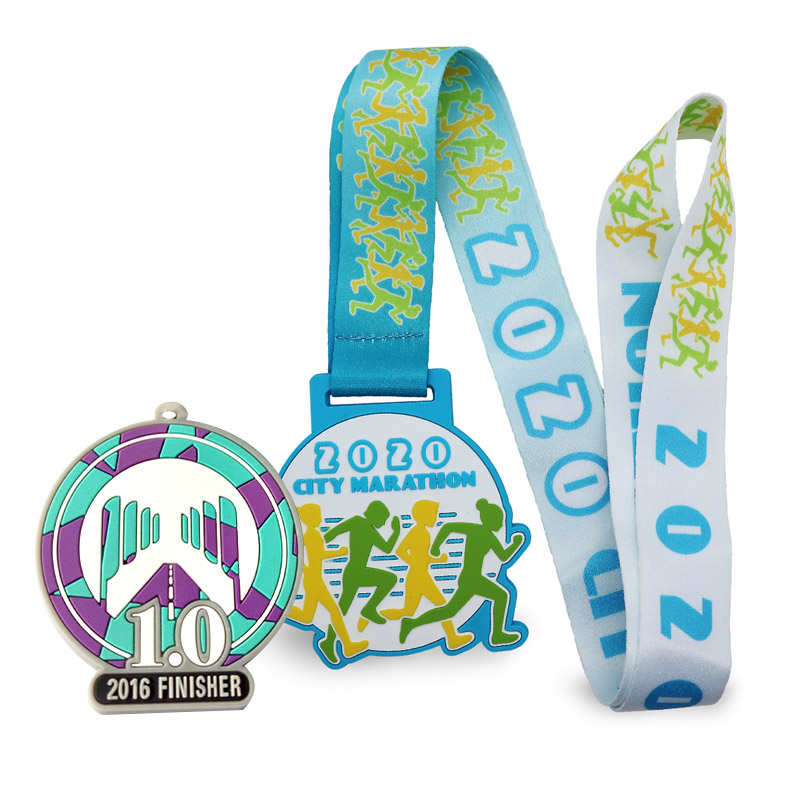  Customized City Marathon PVC Medal 