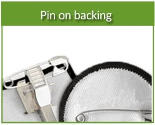Pin on Backing 