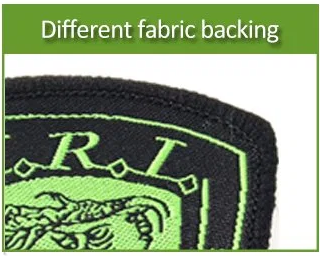 Different Fabric Backing 
