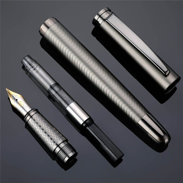 Metal Fountain Pen With Customized Logo For Business Gift