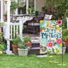 Double Layers Printing Custom Garden Flags for Home Outdoors