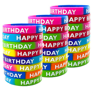 Customized Fashionable Segmented Silicone Wristbands