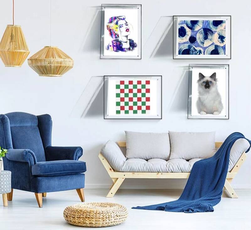 acrylic block photo frame 