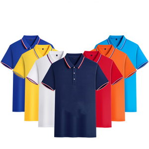 Short Sleeve Business Restaurant Waiter Uniform Polo T-Shirt 