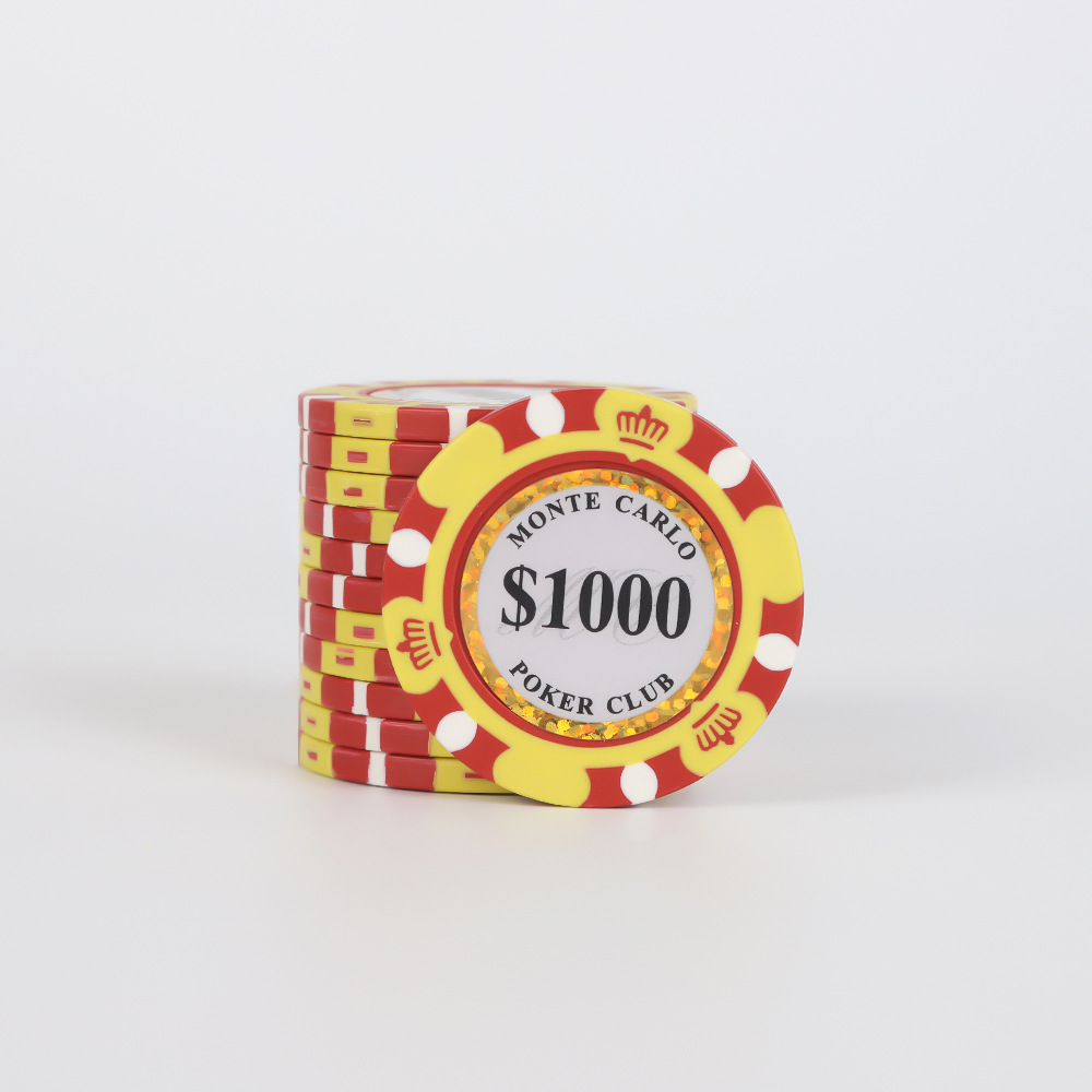 Round Clay Poker Clips