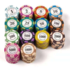 Custom Round Clay Poker Clips For Chess And Card Room