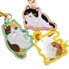 Promotional Gift Embroidery And Towel Embroidery Logo Wiht Leather Keychain