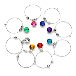 DIY Unique Gift Drink Wine Charm With Customized Designs