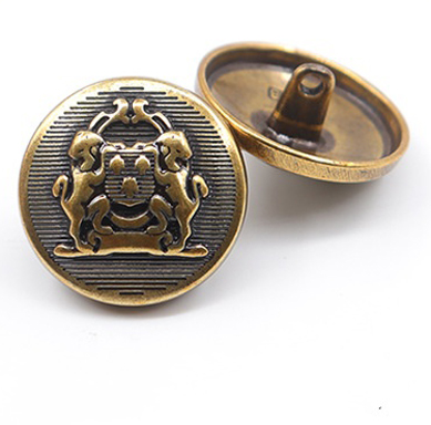 metal button antique gold