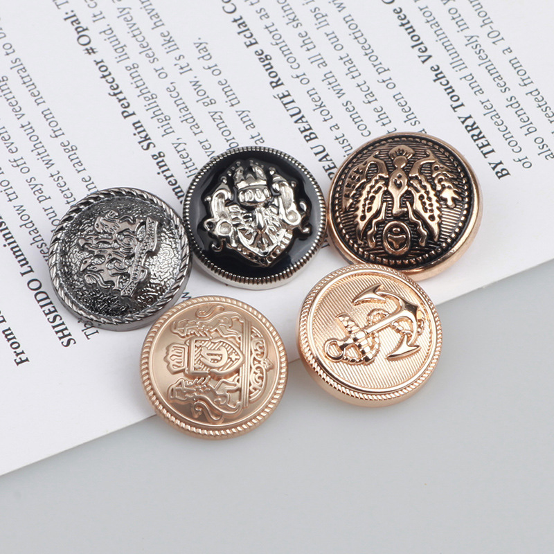 Military Lions Buttons