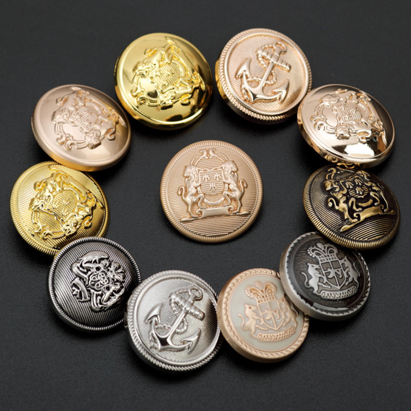Navy Anchor Buttons 