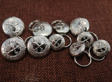 zinc alloy buttons
