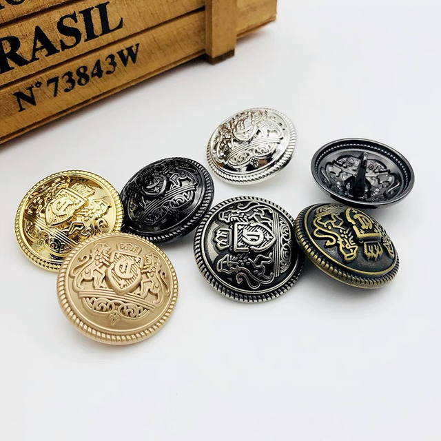 Custom Best Selling Good Quality Military Lions Buttons 