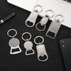 Custom Stainless Steel Engraved Logo Bottle Opener Keychain