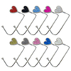Custom Logo Heart Shape Handbag Hanger Purse Hook 