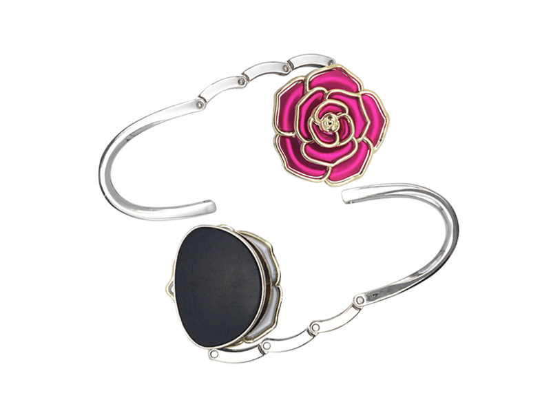 Rose Flowers Women Snap Bag Hanger 