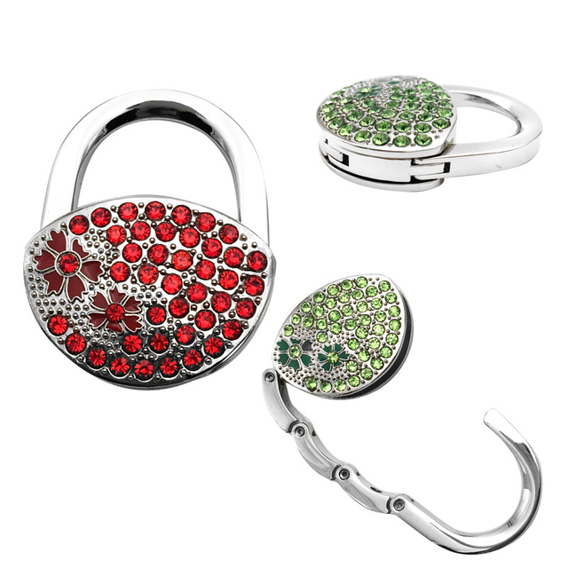 Customize Handbag Shape Gemstones Purse Stand Hook