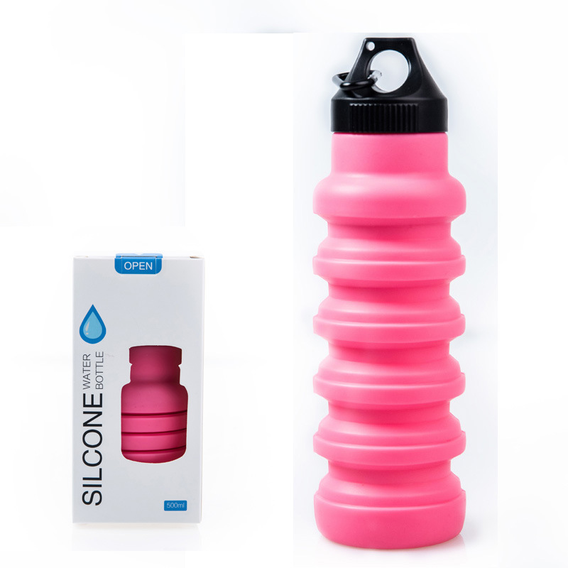 Silicone Foldable Drink Gym Travel Tumbler Cup 