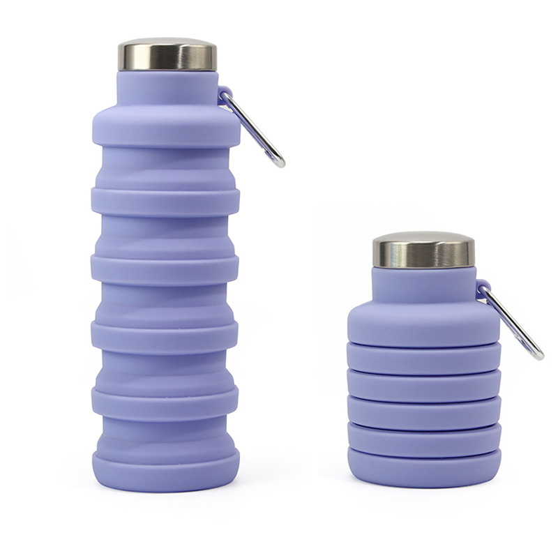 Silicone Foldable Drink Gym Travel Tumbler Cup 