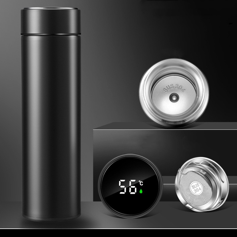 Stainless Steel Smart LED Temperature Display Vacuum Cup 