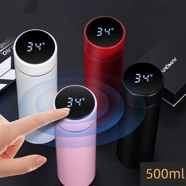 Stainless Steel Smart LED Temperature Display Vacuum Cup