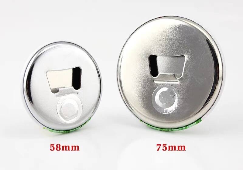 size of the tinplate bottle opener 