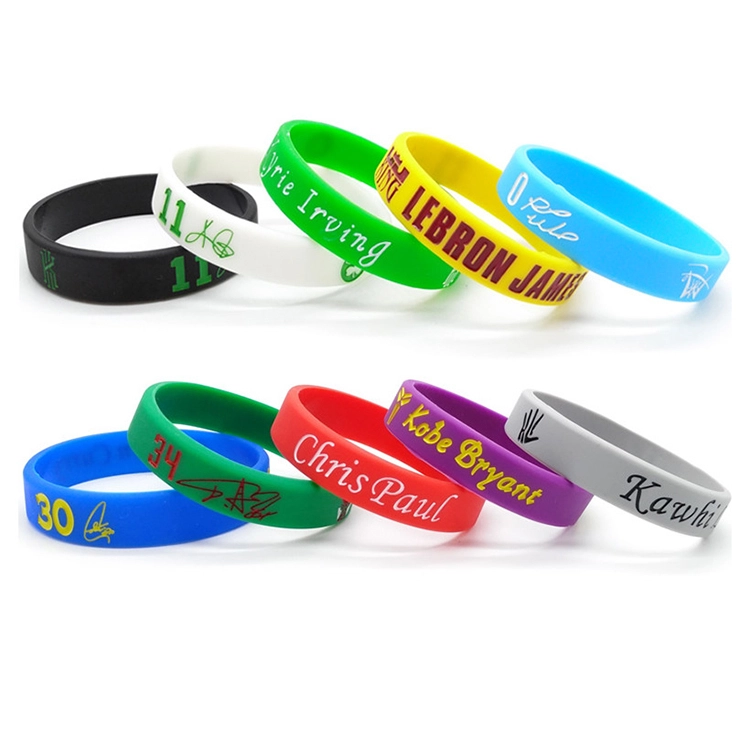 Colored Silicone Wristbands