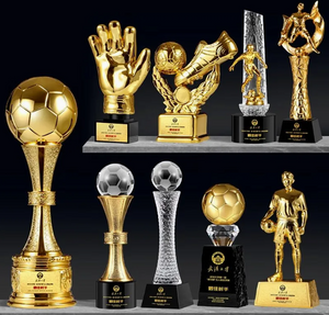 Eco-Friendly Custom logo Premium Materials Football Trophy 
